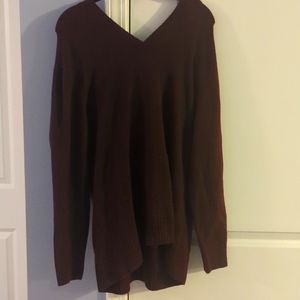 Market Spruce Maroon Hooded Sweater  NWOT